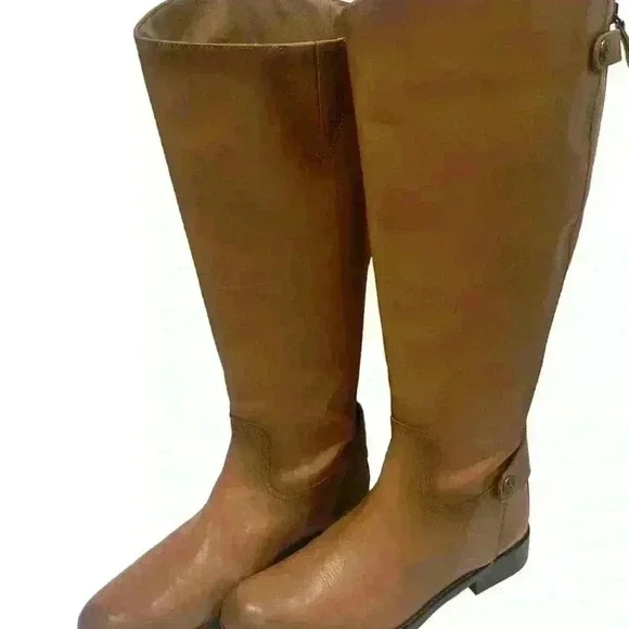 Sam Edelman Mikala Women’s Whisky Brown Knee-Riding Boots Wild Calf 8M / 38 - Picture 2 of 14